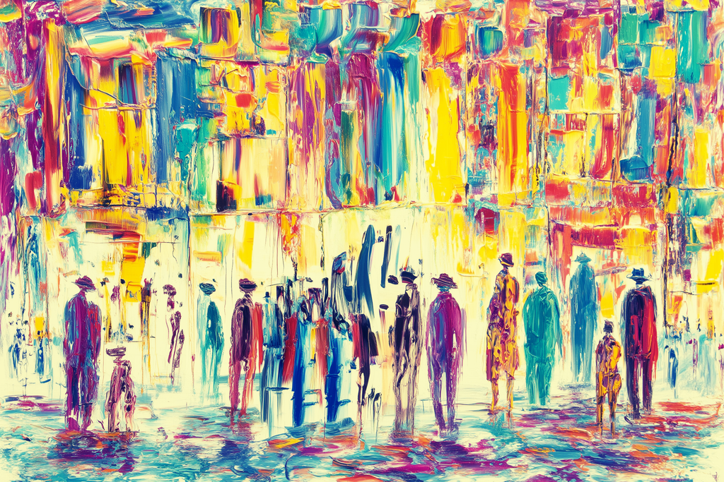 Kotel Colorful Impasto