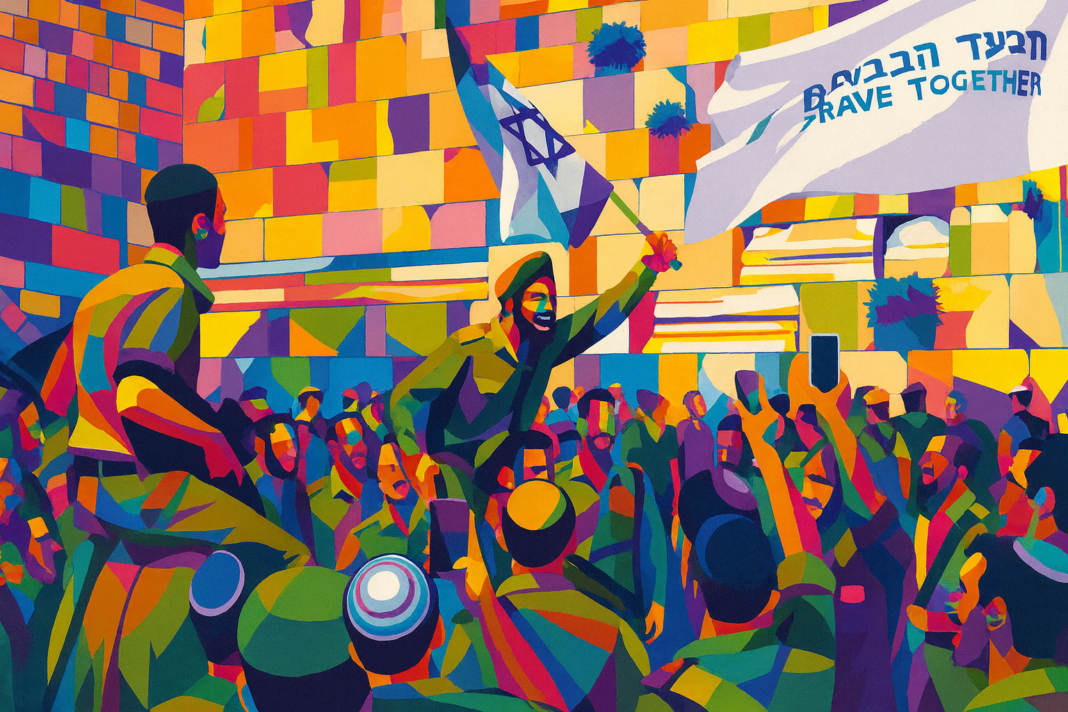 Celebration at the Western Wall