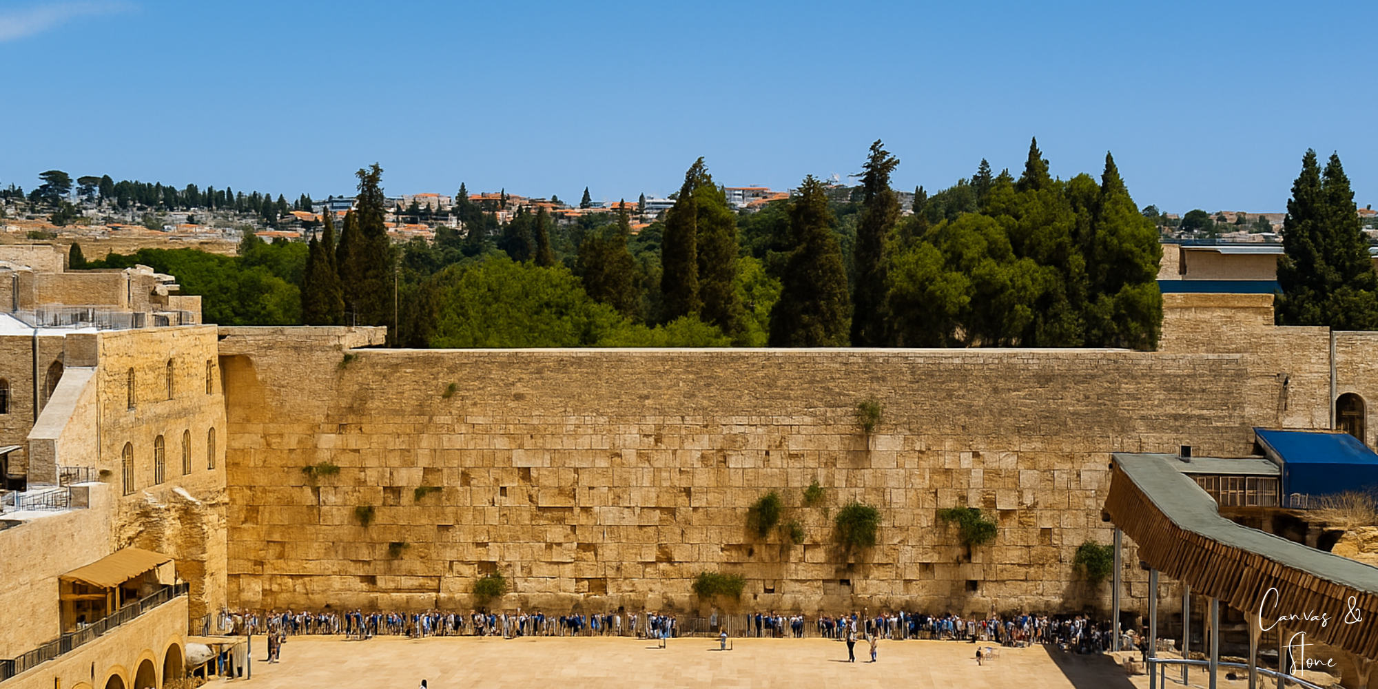 Kotel scene Mural