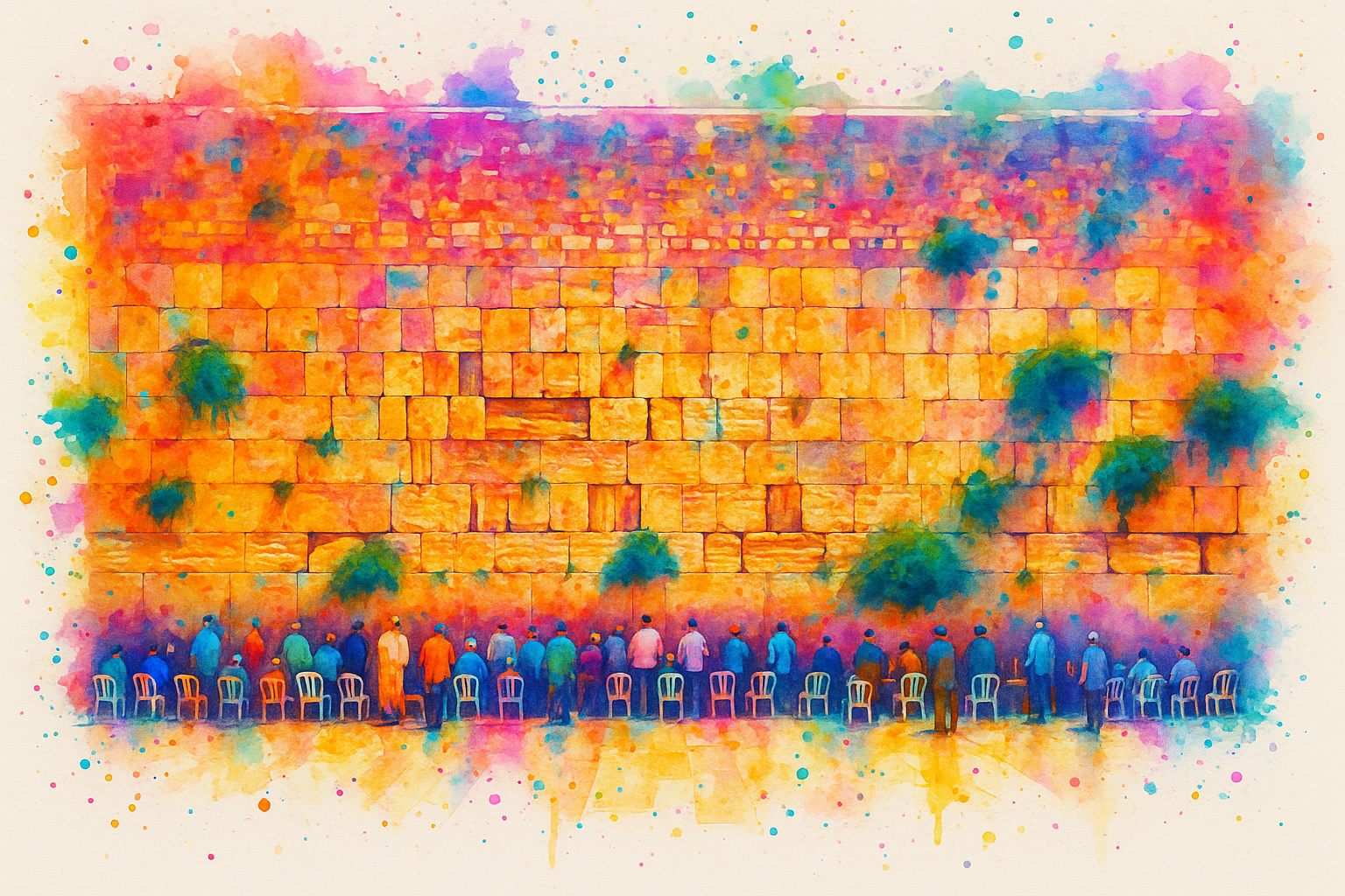 Kotel Splash art Mural