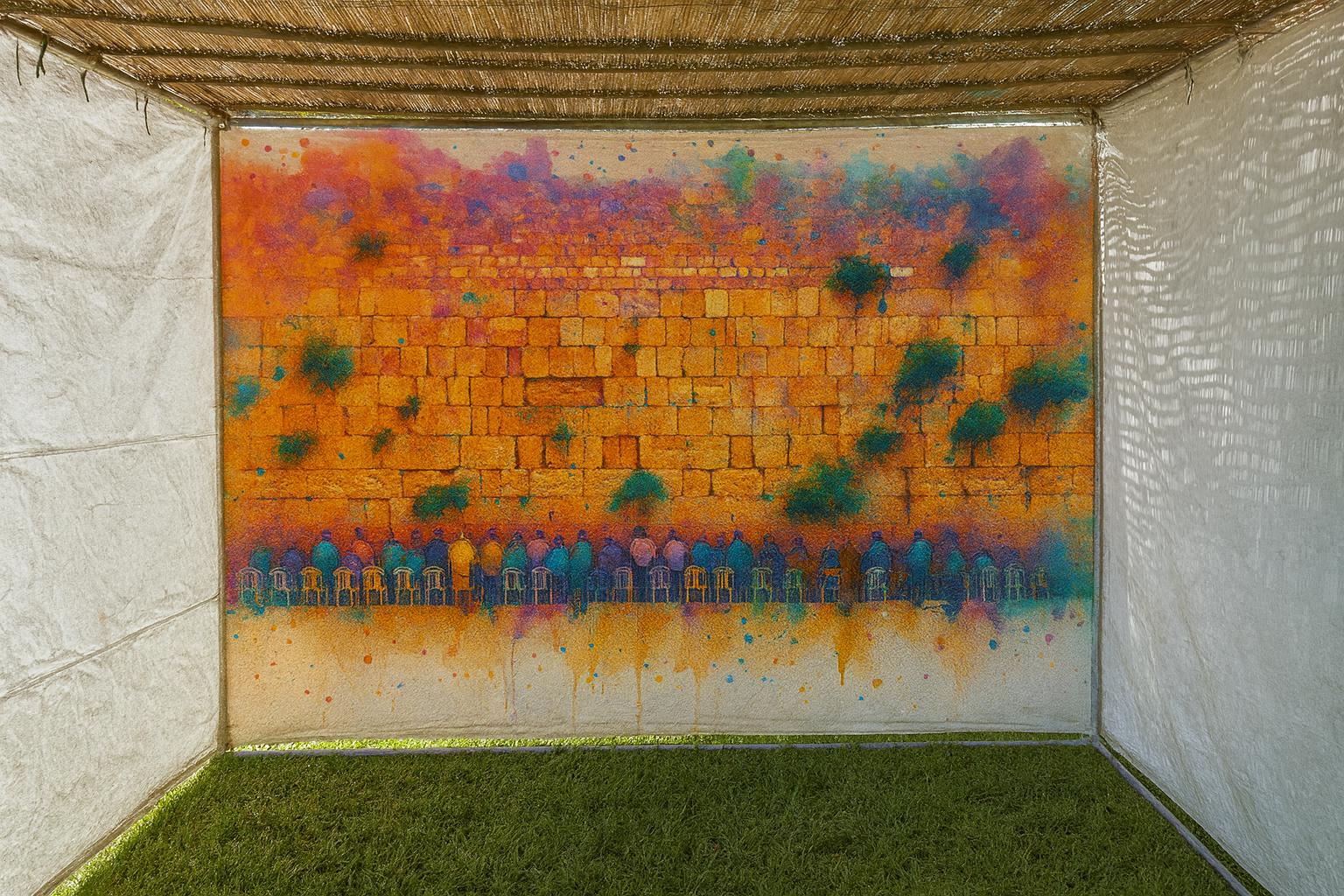 Kotel Splash art Mural