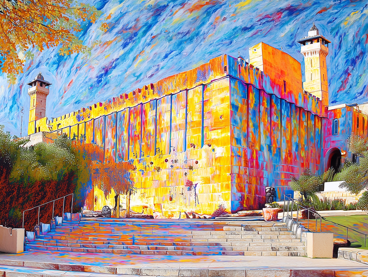 Cave of patriarchs in color