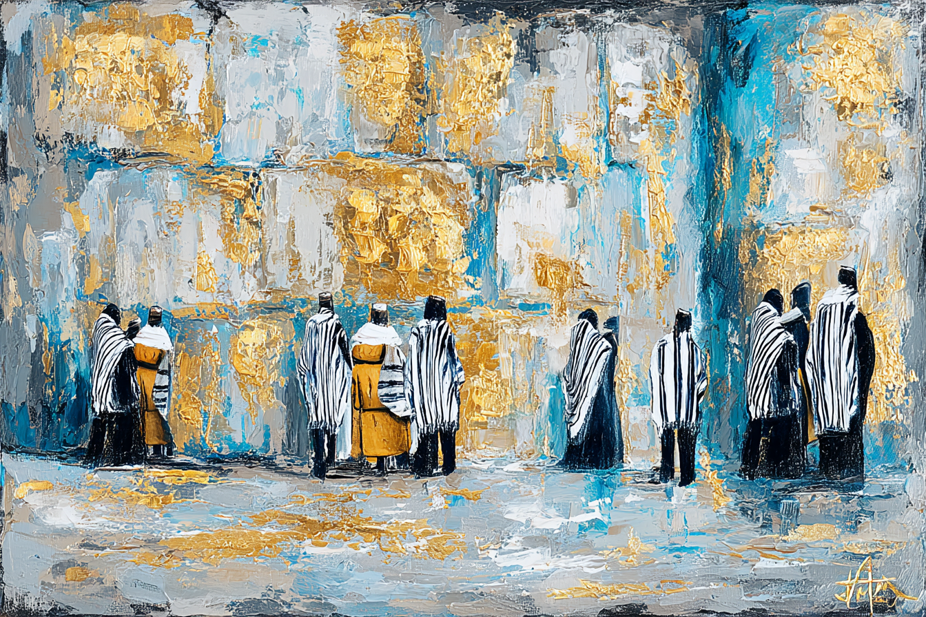 Kotel Blue and gold