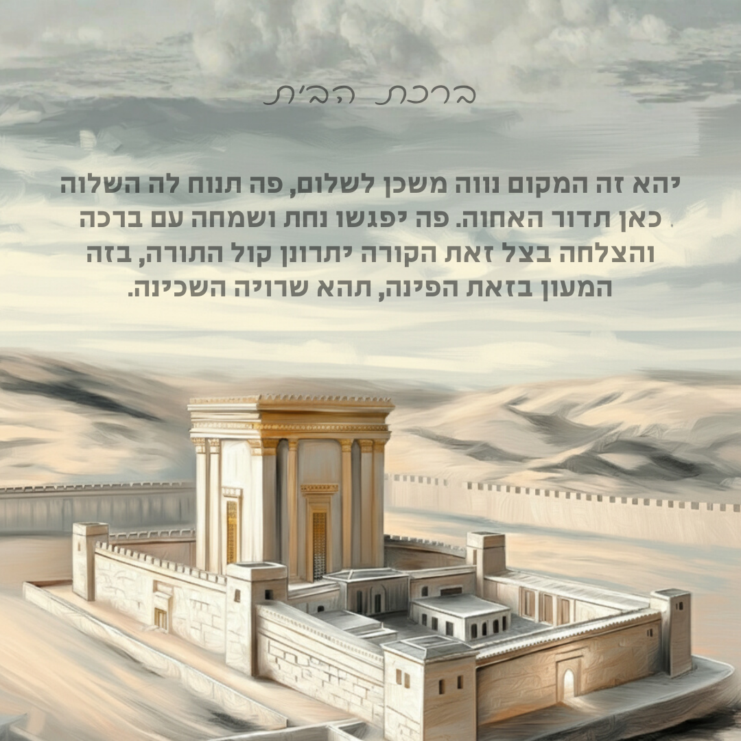 Birkat Habayit Beit Hamikdash Neuteral Aluminum